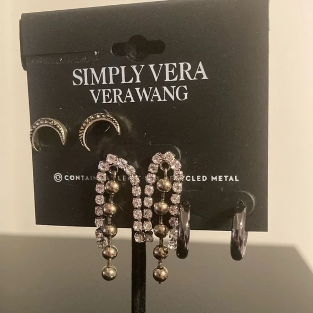 Simply Vera Vera Wang Silver and Gold Earrings Collection